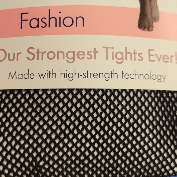 Secret Treasures 1 Pair Fishnet Stockings Tights Strongest Tights Ever Black - Picture 1 of 5